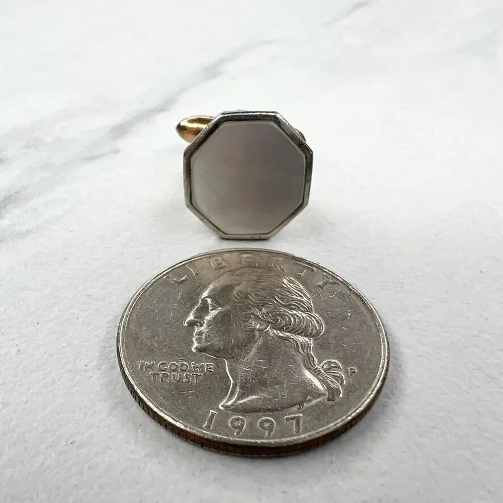 Vintage Mother of Pearl Single Cufflink